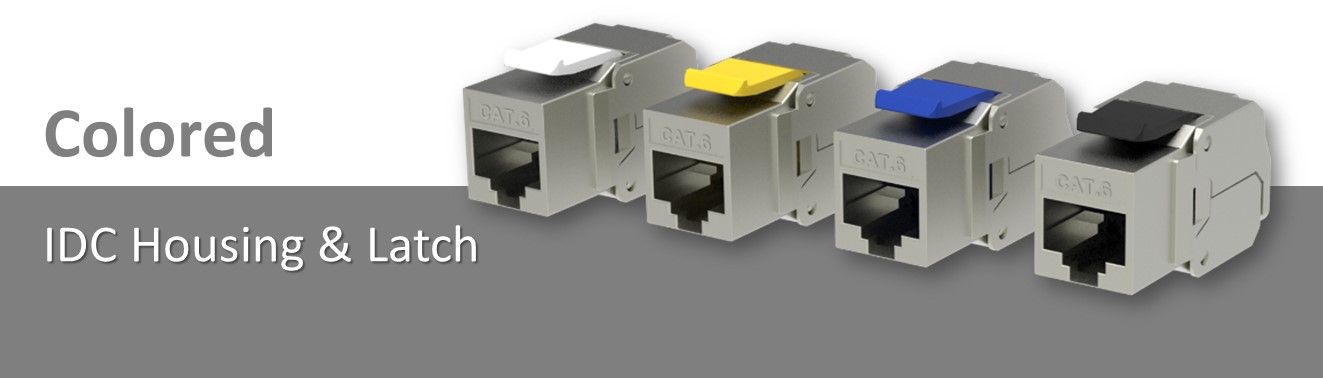 Servicio de conectores Keystone blindados de colores personalizados